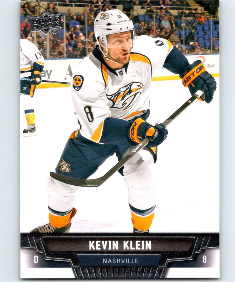2013-14 Upper Deck #339 Kevin Klein Predators NHL Hockey Image 1