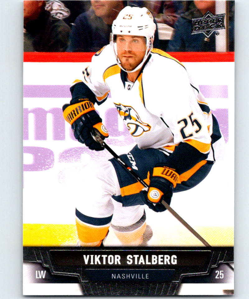 2013-14 Upper Deck #340 Viktor Stalberg Predators NHL Hockey Image 1