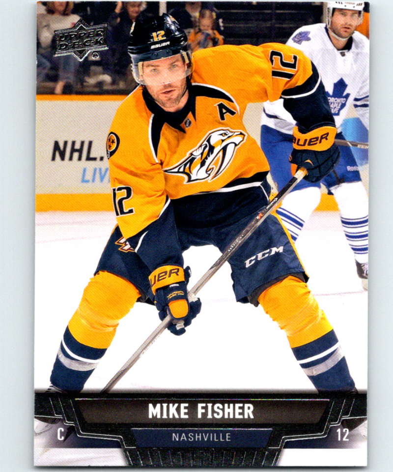 2013-14 Upper Deck #341 Mike Fisher Predators NHL Hockey