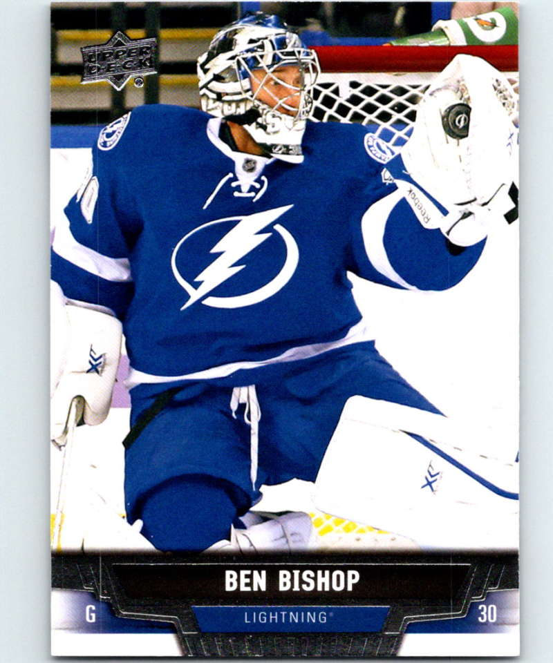 2013-14 Upper Deck #356 Ben Bishop Lightning NHL Hockey Image 1