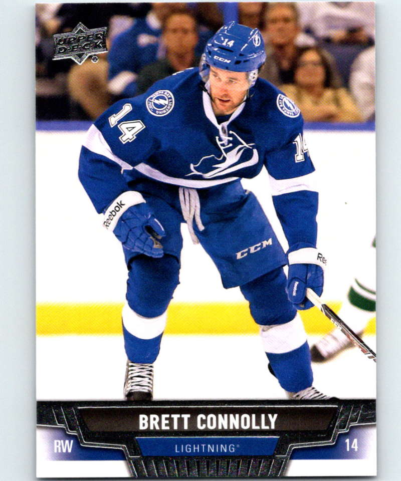 2013-14 Upper Deck #359 Brett Connolly Lightning NHL Hockey Image 1
