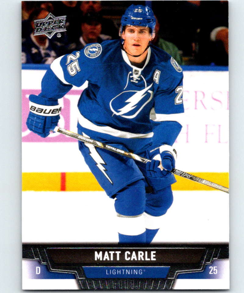 2013-14 Upper Deck #360 Matt Carle Lightning NHL Hockey