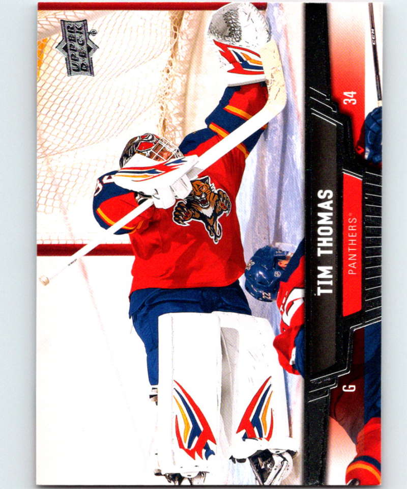 2013-14 Upper Deck #365 Tim Thomas Panthers NHL Hockey Image 1