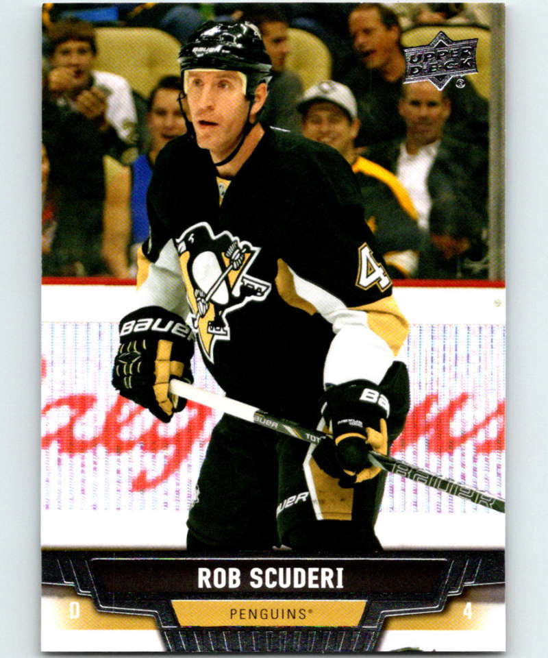 2013-14 Upper Deck #372 Rob Scuderi Penguins NHL Hockey Image 1