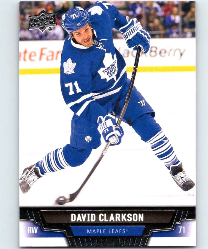 2013-14 Upper Deck #375 David Clarkson Maple Leafs NHL Hockey