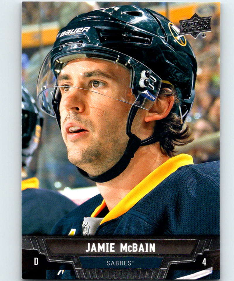 2013-14 Upper Deck #381 Jamie McBain Sabres NHL Hockey Image 1