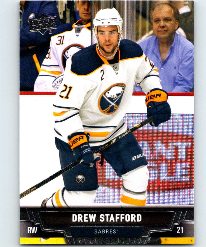 2013-14 Upper Deck #382 Drew Stafford Sabres NHL Hockey Image 1