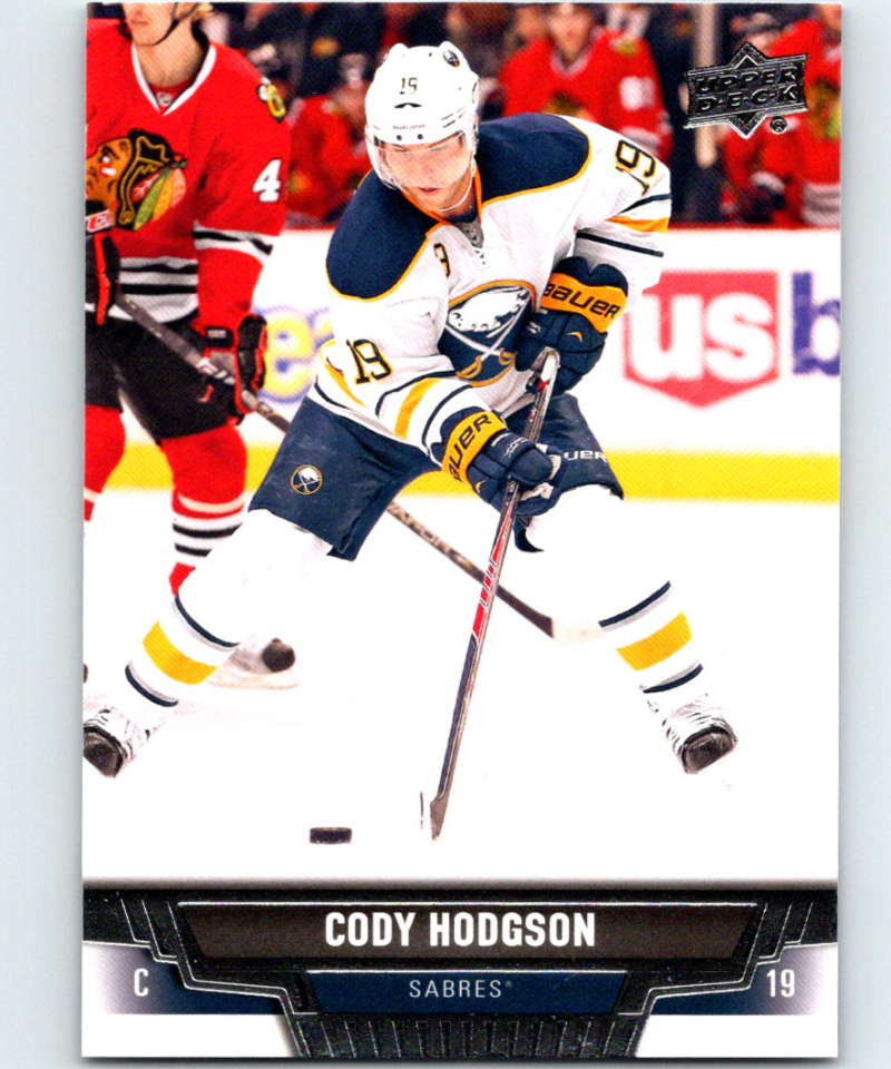 2013-14 Upper Deck #385 Cody Hodgson Sabres NHL Hockey Image 1