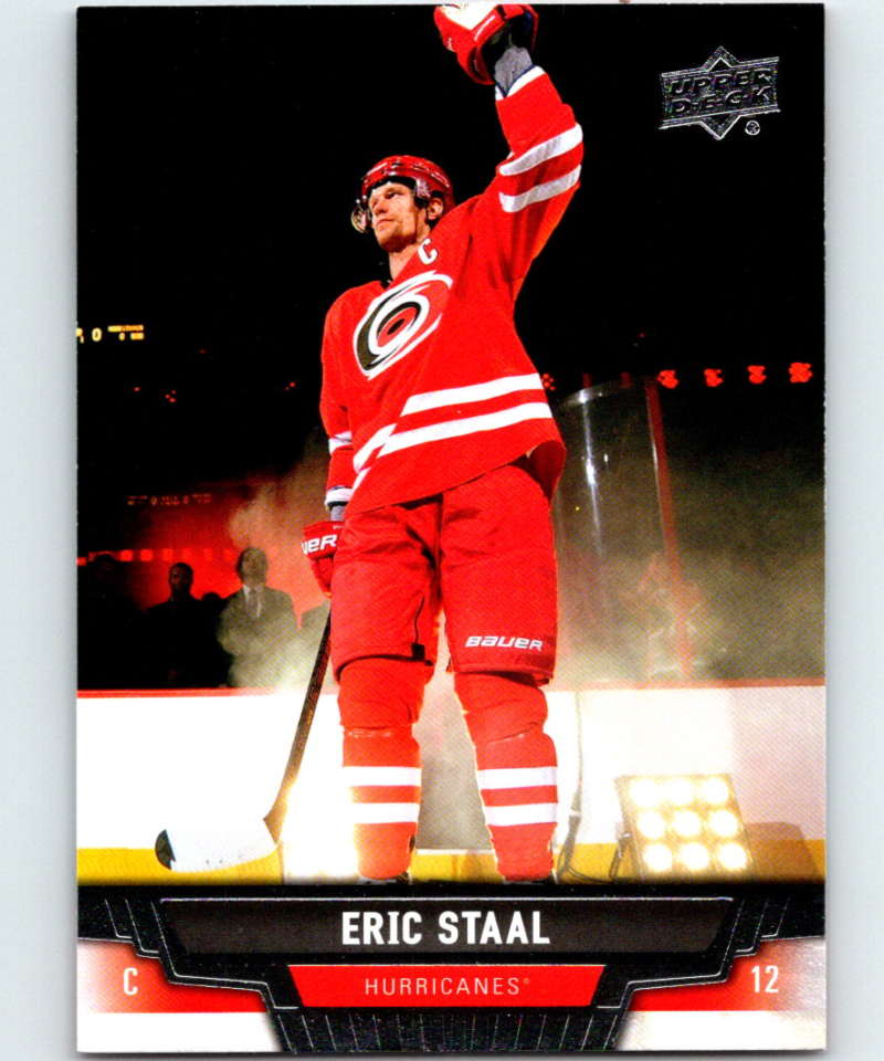 2013-14 Upper Deck #388 Eric Staal Hurricanes NHL Hockey Image 1