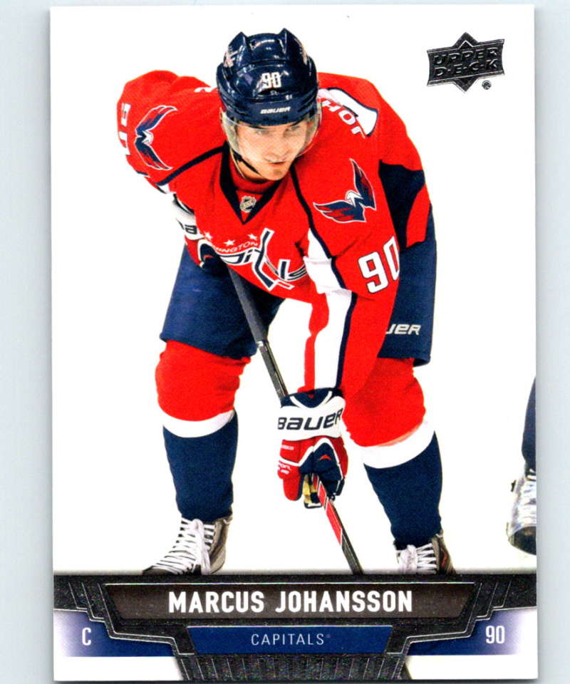 2013-14 Upper Deck #399 Marcus Johansson Capitals NHL Hockey Image 1