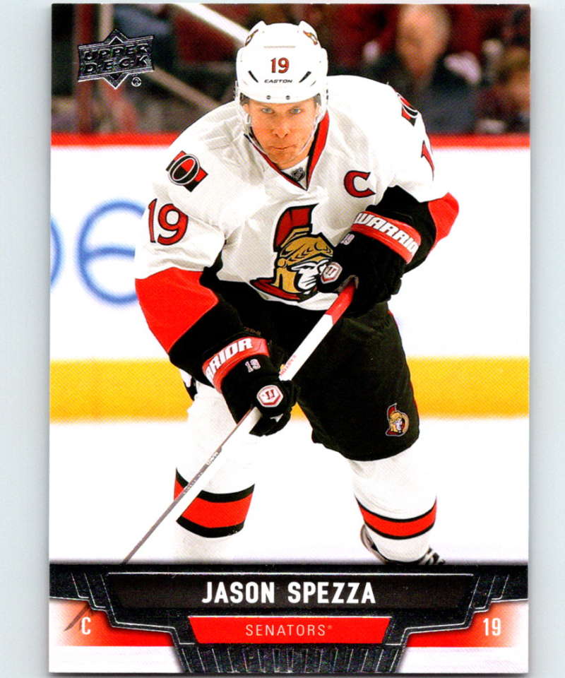2013-14 Upper Deck #400 Jason Spezza Senators NHL Hockey Image 1