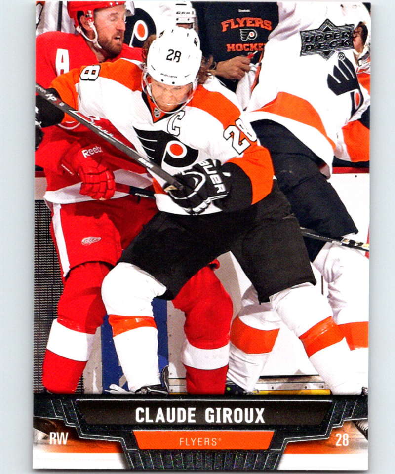 2013-14 Upper Deck #411 Claude Giroux Flyers NHL Hockey Image 1
