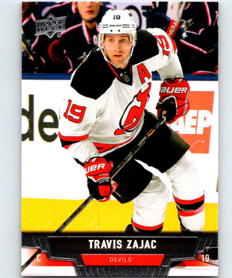 2013-14 Upper Deck #418 Travis Zajac NJ Devils NHL Hockey