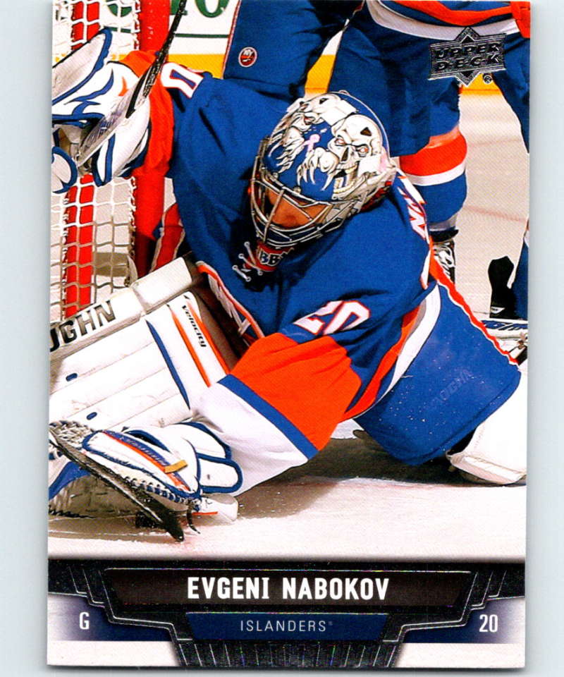 2013-14 Upper Deck #432 Evgeni Nabokov NY Islanders NHL Hockey Image 1