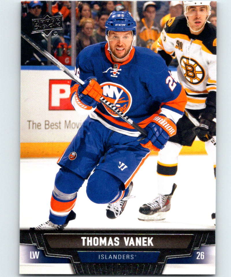 2013-14 Upper Deck #433 Thomas Vanek NY Islanders NHL Hockey Image 1