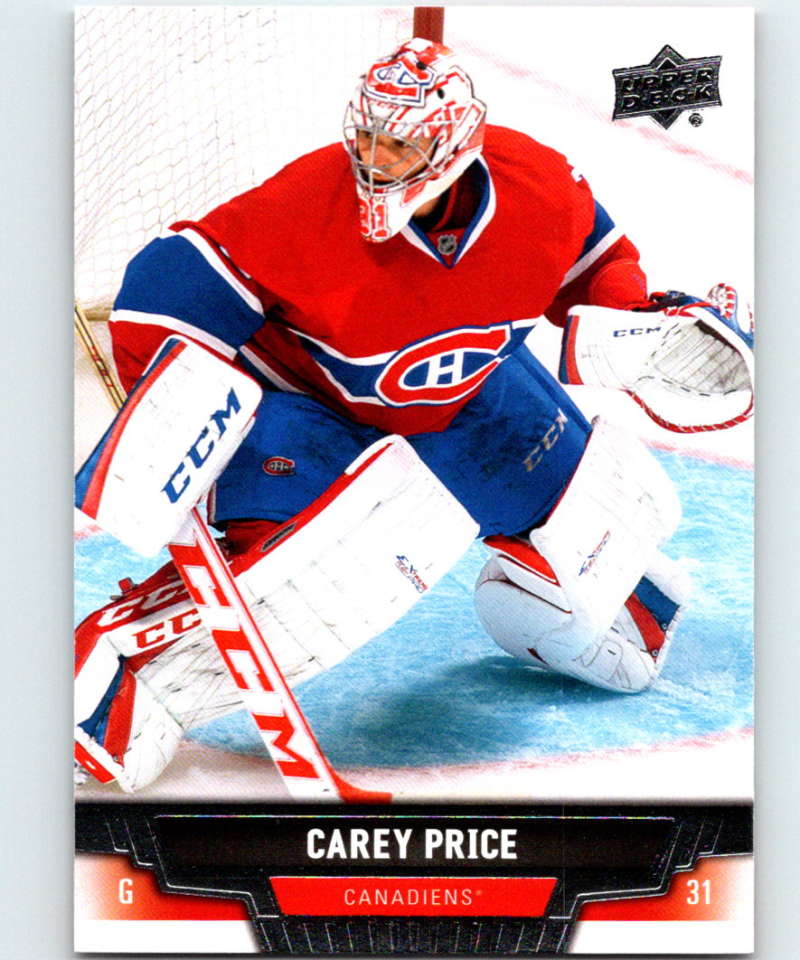 2013-14 Upper Deck #440 Carey Price Canadiens NHL Hockey