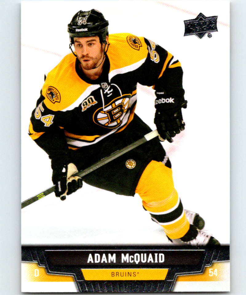 2013-14 Upper Deck #442 Adam McQuaid Bruins NHL Hockey Image 1