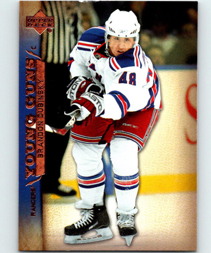 2007-08 Upper Deck #235 Brandon Dubinsky YG Hockey NHL RC Rookie 04034 Image 1