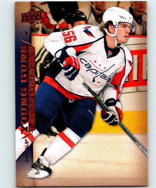 2007-08 Upper Deck #499 Chris Bourque YG Hockey NHL RC Rookie 04039 Image 1
