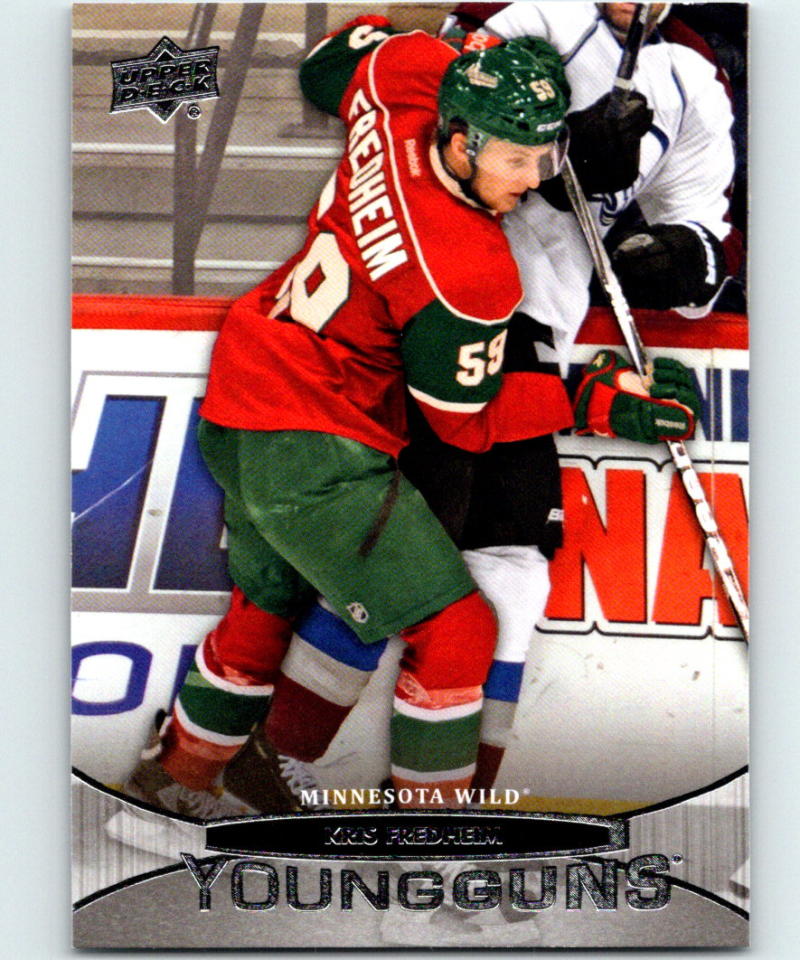 2011-12 Upper Deck #474 Kris Fredheim Young Guns Hockey NHL RC Rookie 04076 Image 1