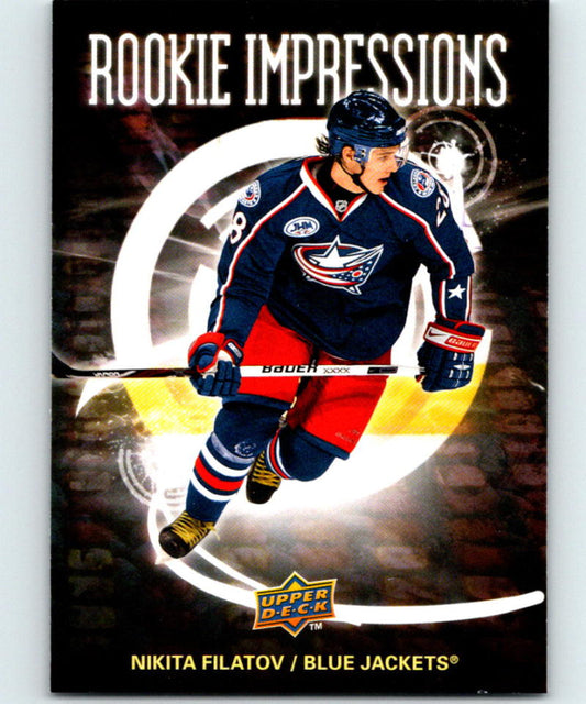 2008-09 Upper Deck Rookie Impressions #RI13 Nikita Filatov  Hockey 04102 Image 1