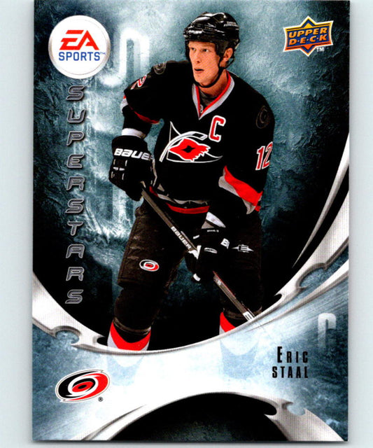 2010-11 Upper Deck EA Superstars #EA8 Eric Staal NM-MT Hockey NHL 04108 Image 1