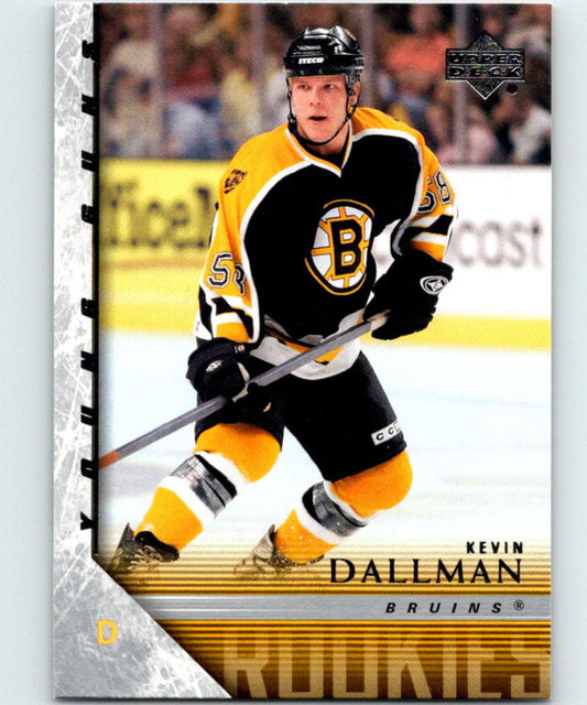 2005-06 Upper Deck #219 Kevin Dallman Young Guns NHL RC Rookie 04123 Image 1
