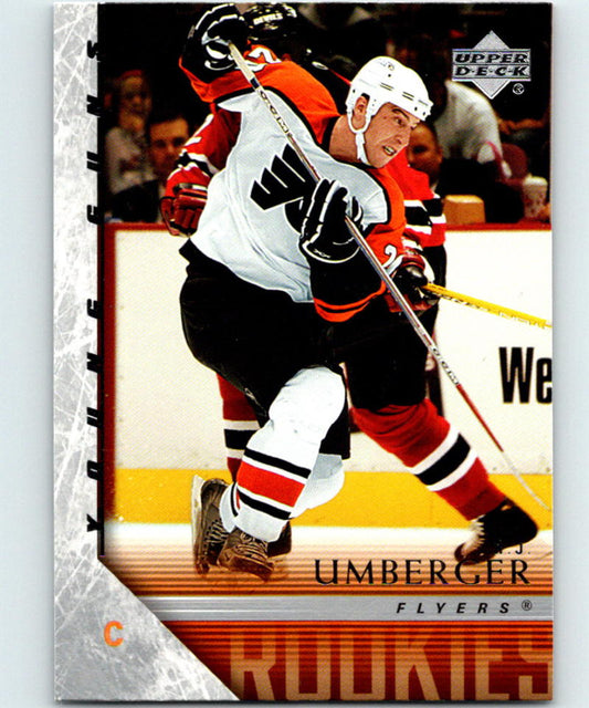 2005-06 Upper Deck #449 R.J. Umberger Young Guns NHL RC Rookie Flyers 04130 Image 1
