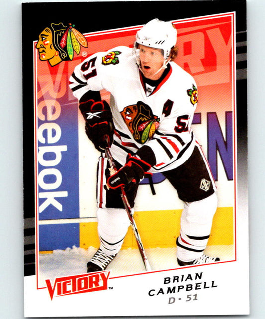 2008-09 Upper Deck Victory Black #258 Brian Campbell NM-MT Hockey NHL 04163 Image 1