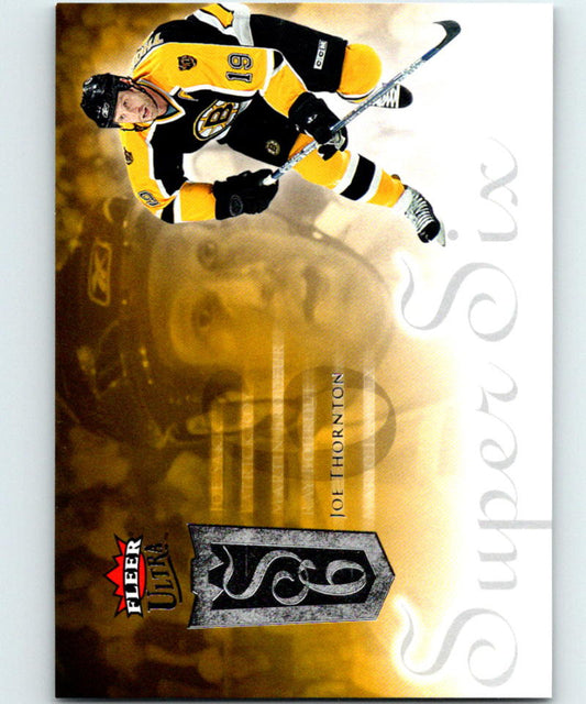 2005-06 Fleer Ultra Super Six #SS2 Joe Thornton NM-MT Hockey NHL Bruins 04174 Image 1