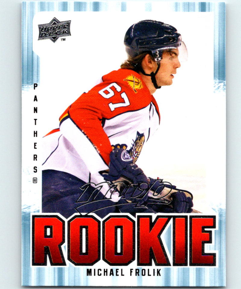 2008-09 Upper Deck MVP #365 Michael Frolik NM-MT Hockey NHL RC Rookie 04178 Image 1