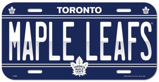 Toronto Maple Leafs Durable Plastic Wincraft License Plate NHL 6"x12"