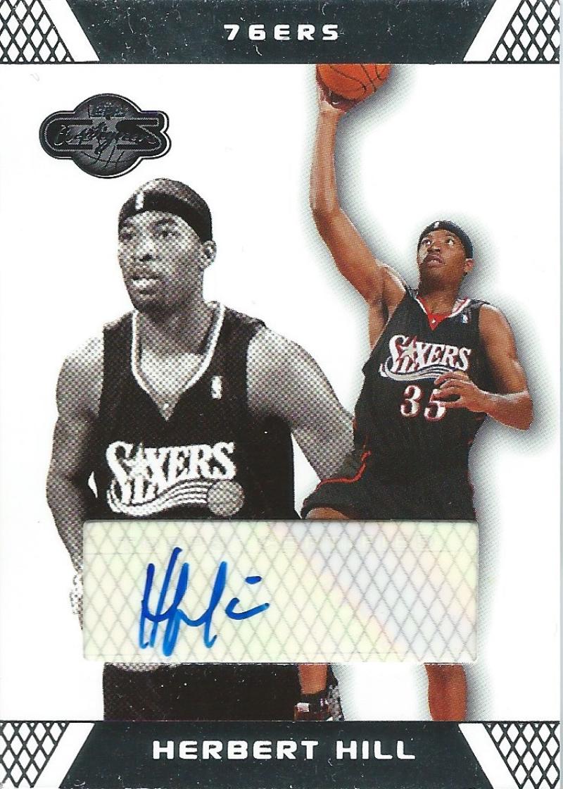 2007-08 Topps Co-Signers Rookie Autographs Herbert Auto Hill NBA 04219 Image 1