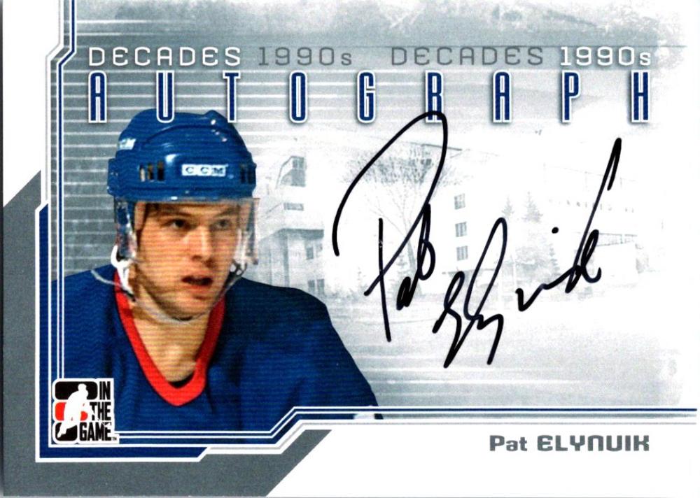 2013-14 In The Game Decades: The 90s Autographs Pat Elynuik 04224 Image 1