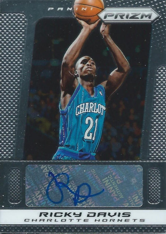 2013-14 Panini Prizm Autographs #152 Ricky Davis NM-MT Basketball NBA Auto 04243 Image 1