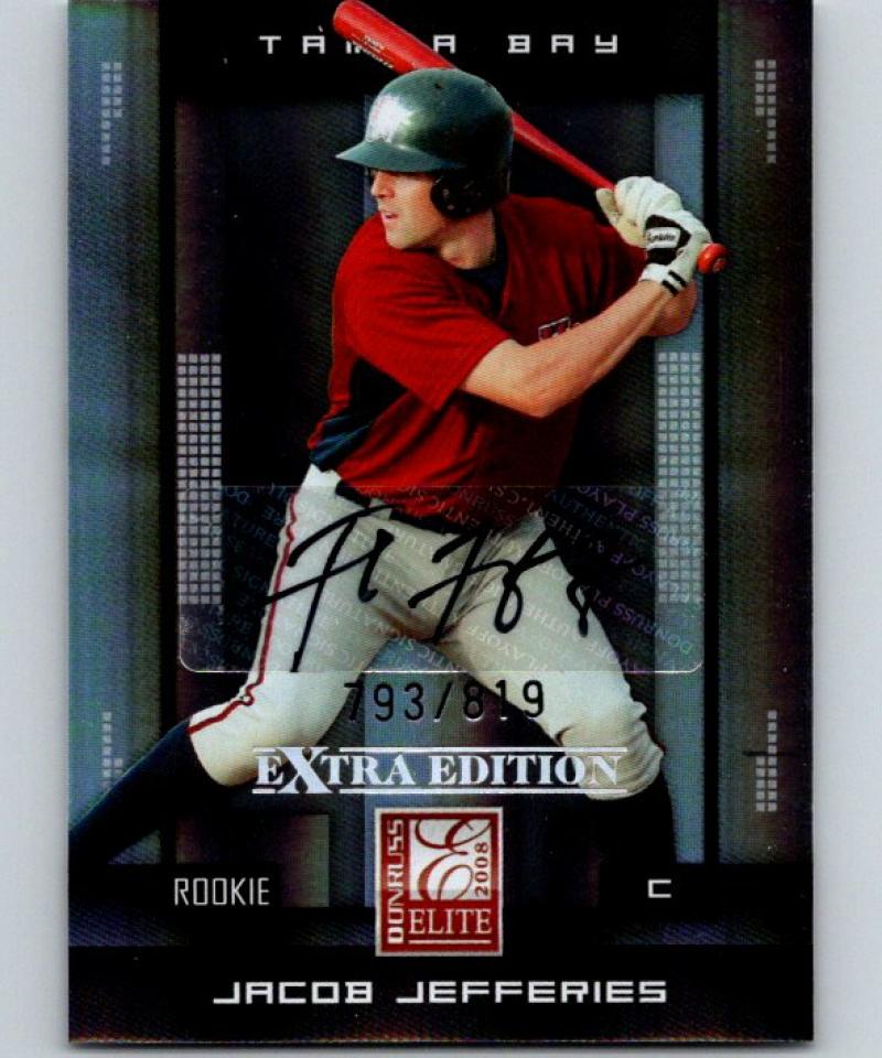 2008 Donruss Elite Extra Edition Jacob Jefferies MLB Auto 793/819 04247 Image 1