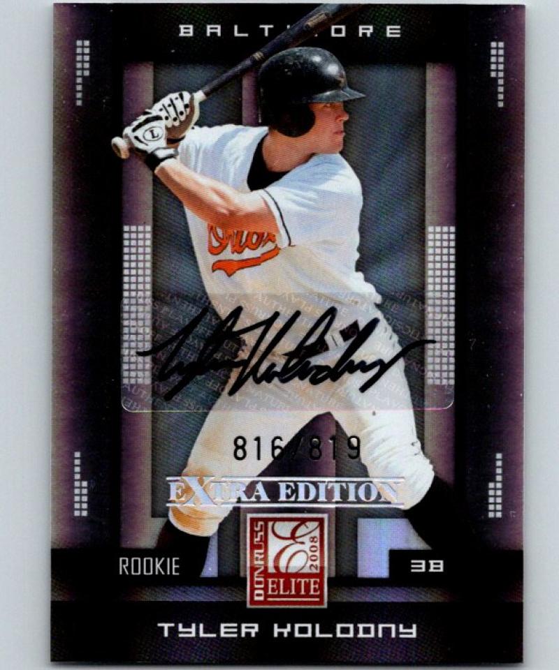 2008 Donruss Elite Extra Edition Tyler Kolodny Auto 816/819 MLB 04251 Image 1