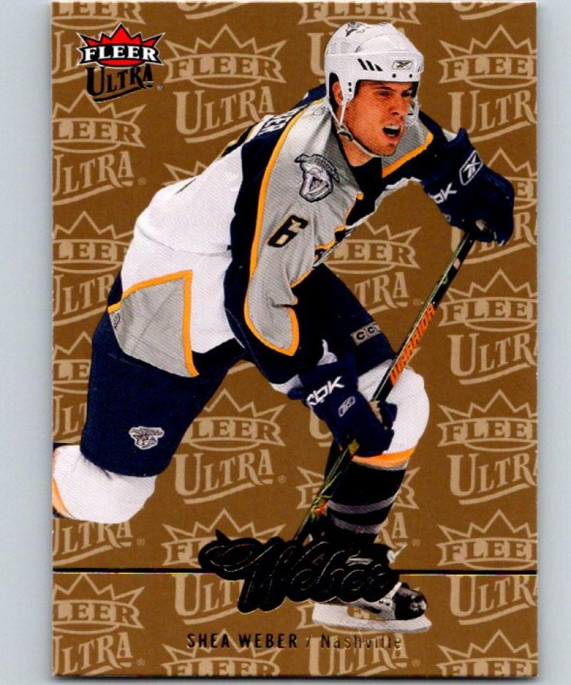 2007-08 Ultra Gold Medallion #91 Shea Weber NM-MT Hockey NHL 04281