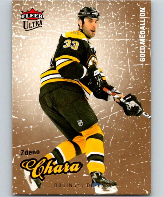 2008-09 Ultra Gold Medallion #10 Zdeno Chara NM-MT Hockey NHL Bruins 04282 Image 1