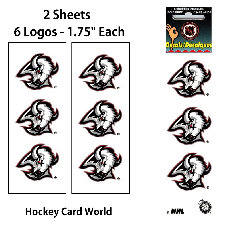 Buffalo Sabres 1.75" Logo Stickers Decal (Pack of 2 Sheets)
