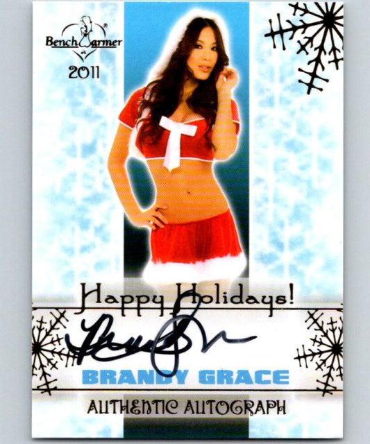 (HCW) 2011 Bench Warmer Happy Holidays Brandy Grace Autograph 04300