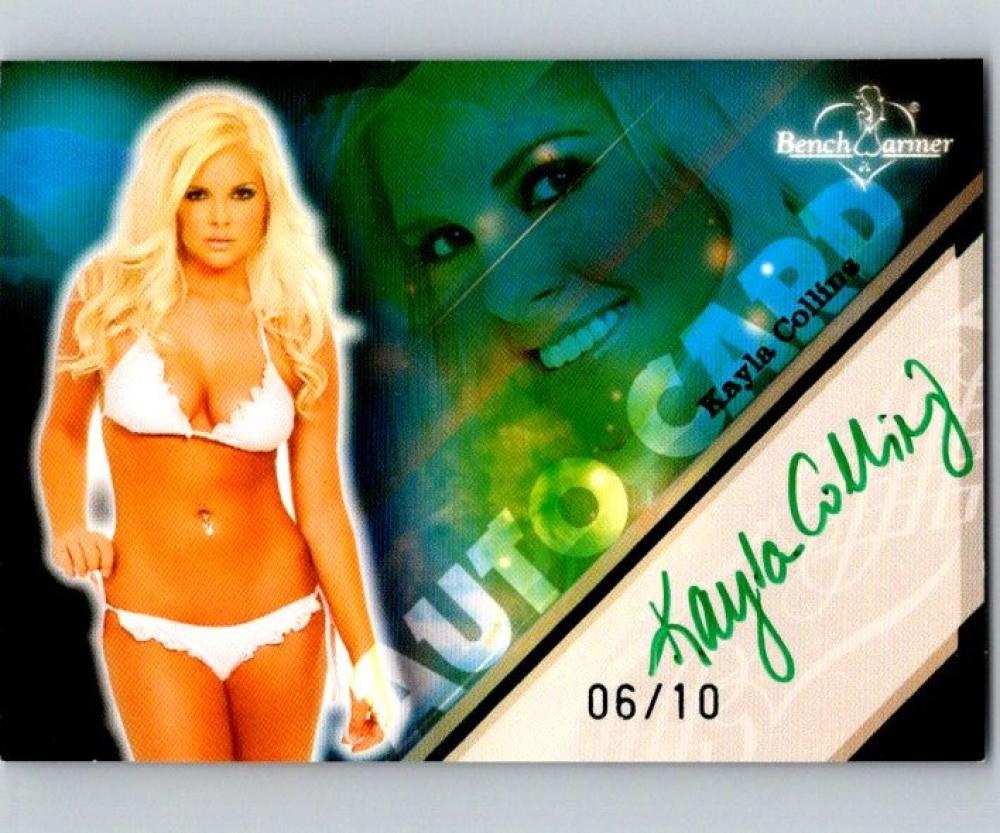 (HCW) 2009 Bench Warmer Limited Kayla Collins 6/10 Short Print Autograph 04309 Image 1
