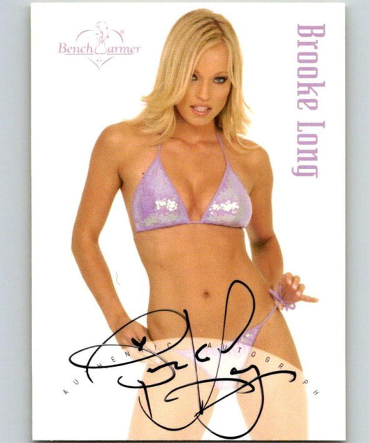 (HCW) 2003 Bench Warmer Brooke Long Authentic Autograph 04323