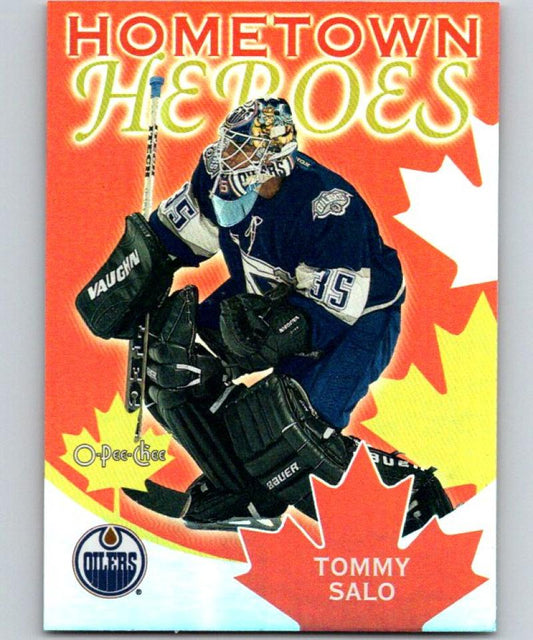 2002-03 Topps O-Pee-Chee Hometown Heroes Tommy Salo NHL 04339