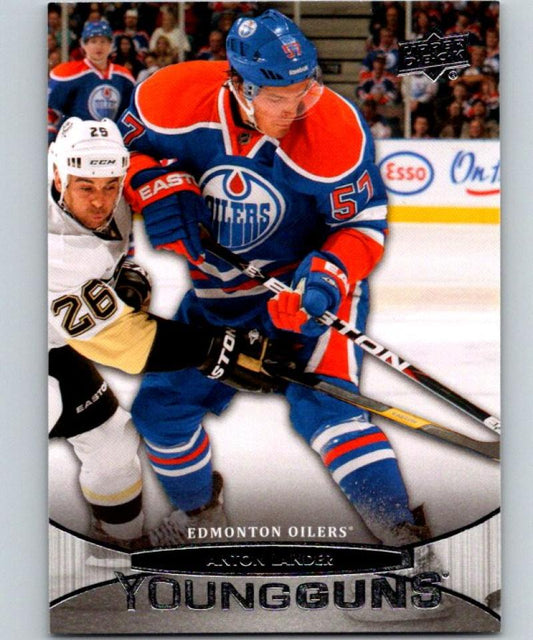 2011-12 Upper Deck #215 Anton Lander Young Guns NM-MT Hockey NHL RC Rookie 04354 Image 1