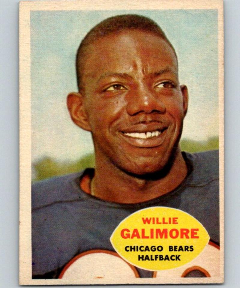 1960 Topps #14 Willie Galimore NM Near Mint Football NFL Bears Vintage 04364 Image 1