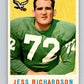 1959 Topps #174 Jesse Richardson Football NFL RC Rookie Eagles Vintage 04387