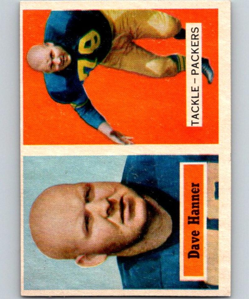 1957 Topps #21 Dave Hanner Football NFL Packers Vintage 04390 Image 1