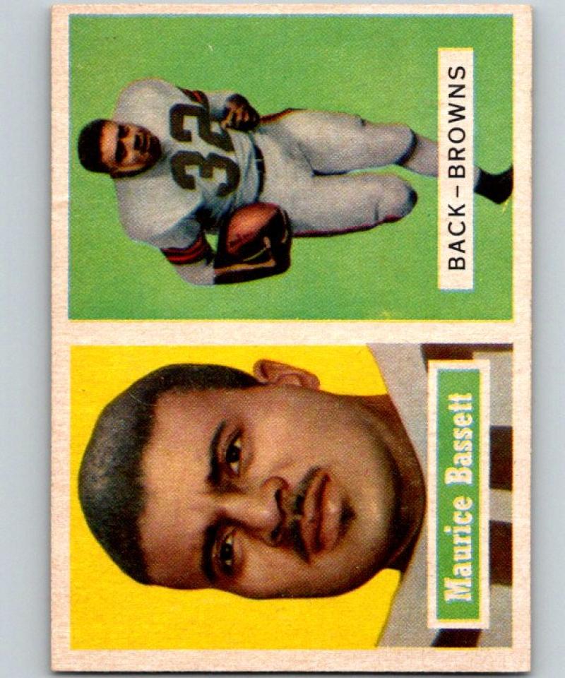 1957 Topps #64 Maurice Bassett Football NFL Browns Vintage 04400 Image 1