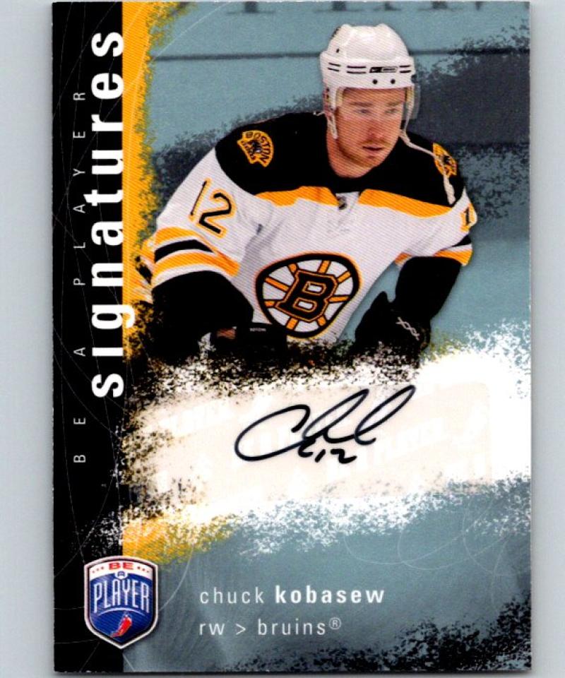 2007-08 Upper Deck Be A Player Signatures Auto #SCK Chuck Kobasew 04425 Image 1